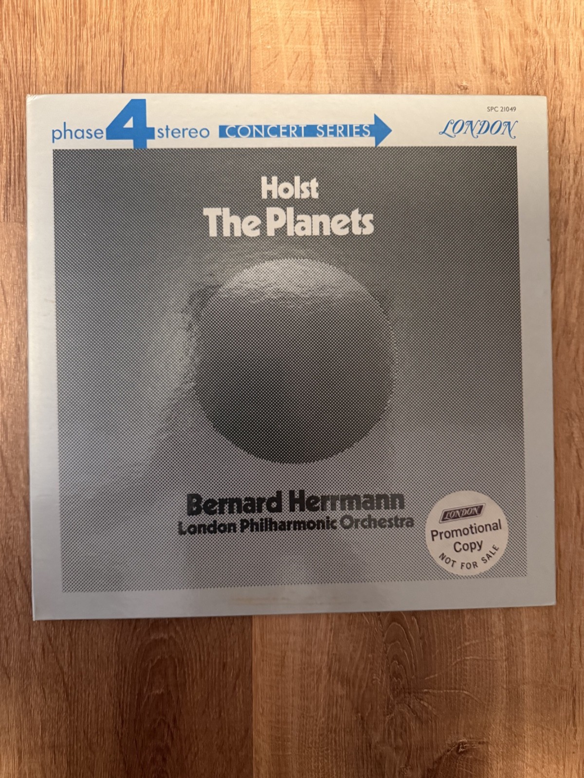 Holst The Planets Bernard Herrmann London Phase 4 SPC 21049 DJ US Promo Vinyl LP