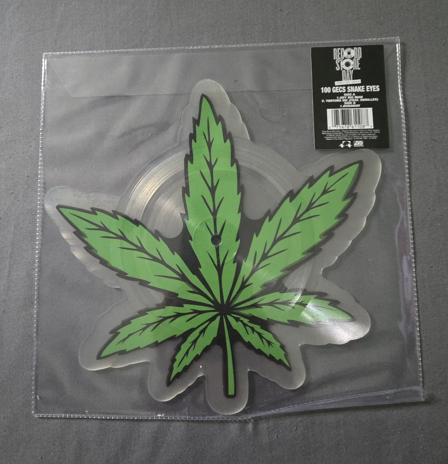 100 Gecs Snake Eyes Record Store Day Limited Ed. Misprint Picture Disc 10\