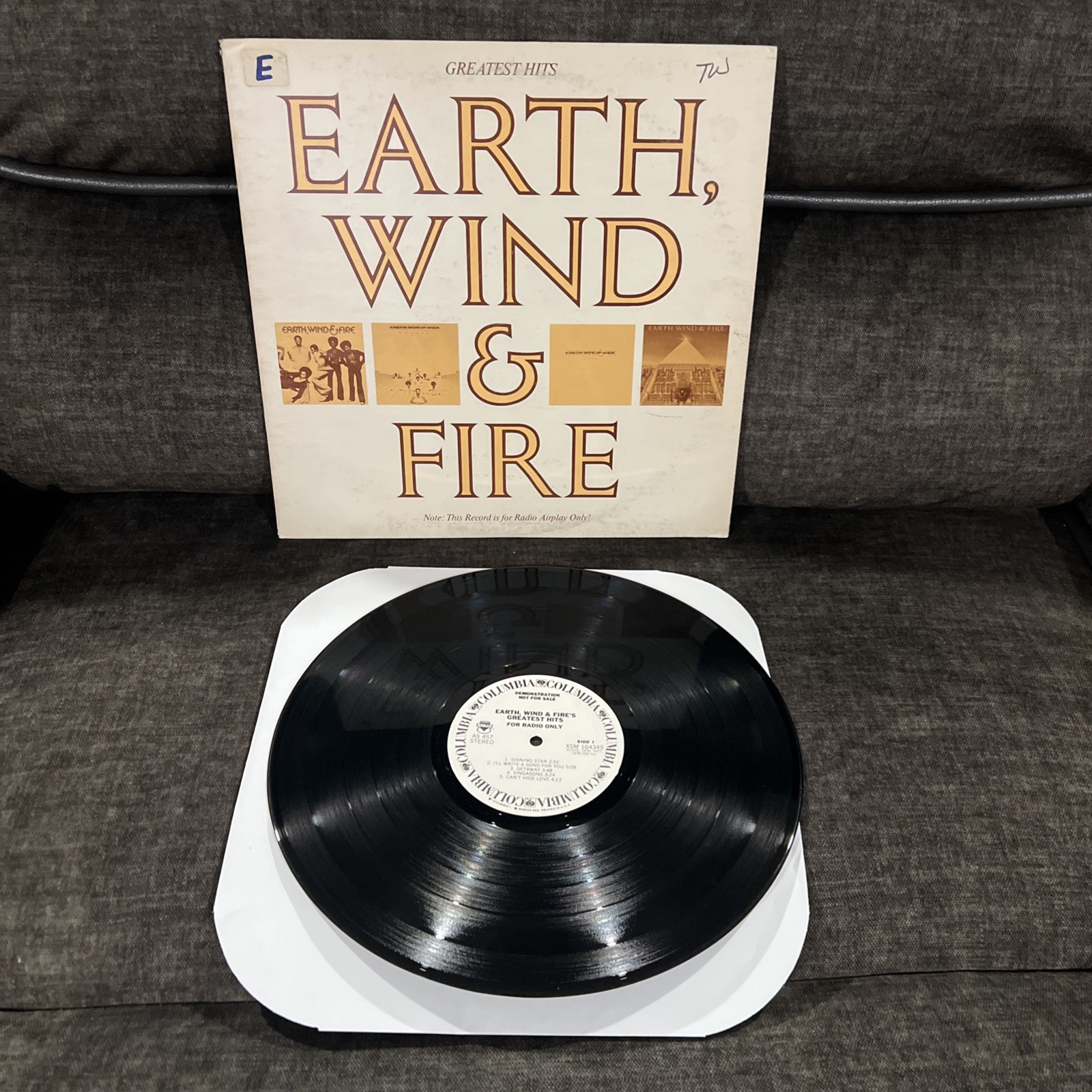EARTH WIND & FIRE Greatest Hits 1978 PROMO RADIO AIRPLAY ONLY Very Rare VINYL LP