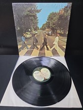 The Beatles Abbey Road Lp Vinyl 1969 1st 'I AM' Press W/Shrink ERROR Cover NM- picture