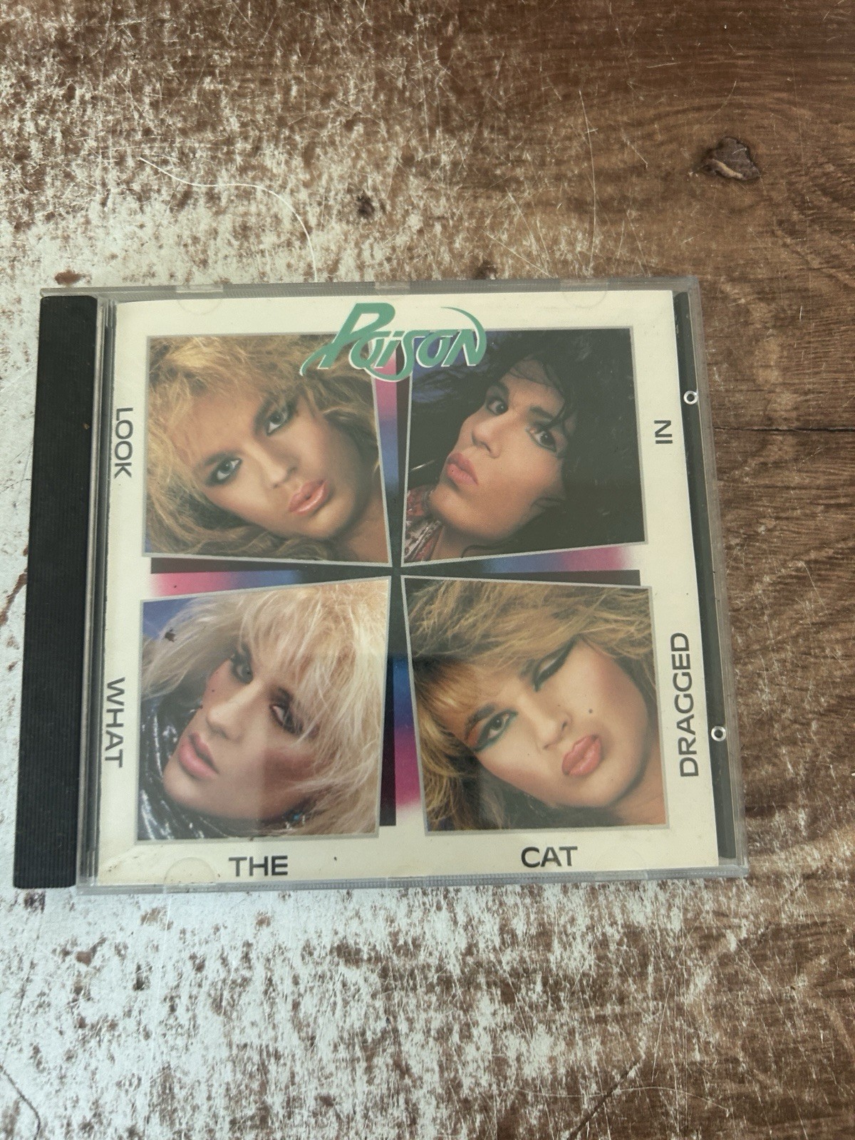 Poison Look What the Cat Dragged In CD 1986 Hair Glam Heavy Metal Music