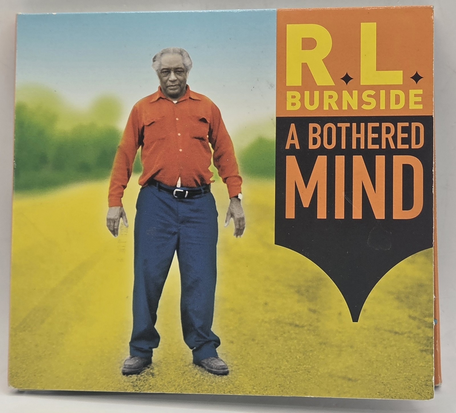 RL Burnside - A Bothered Mind CD 2004 Fat possum Records Cd Face Is NM-