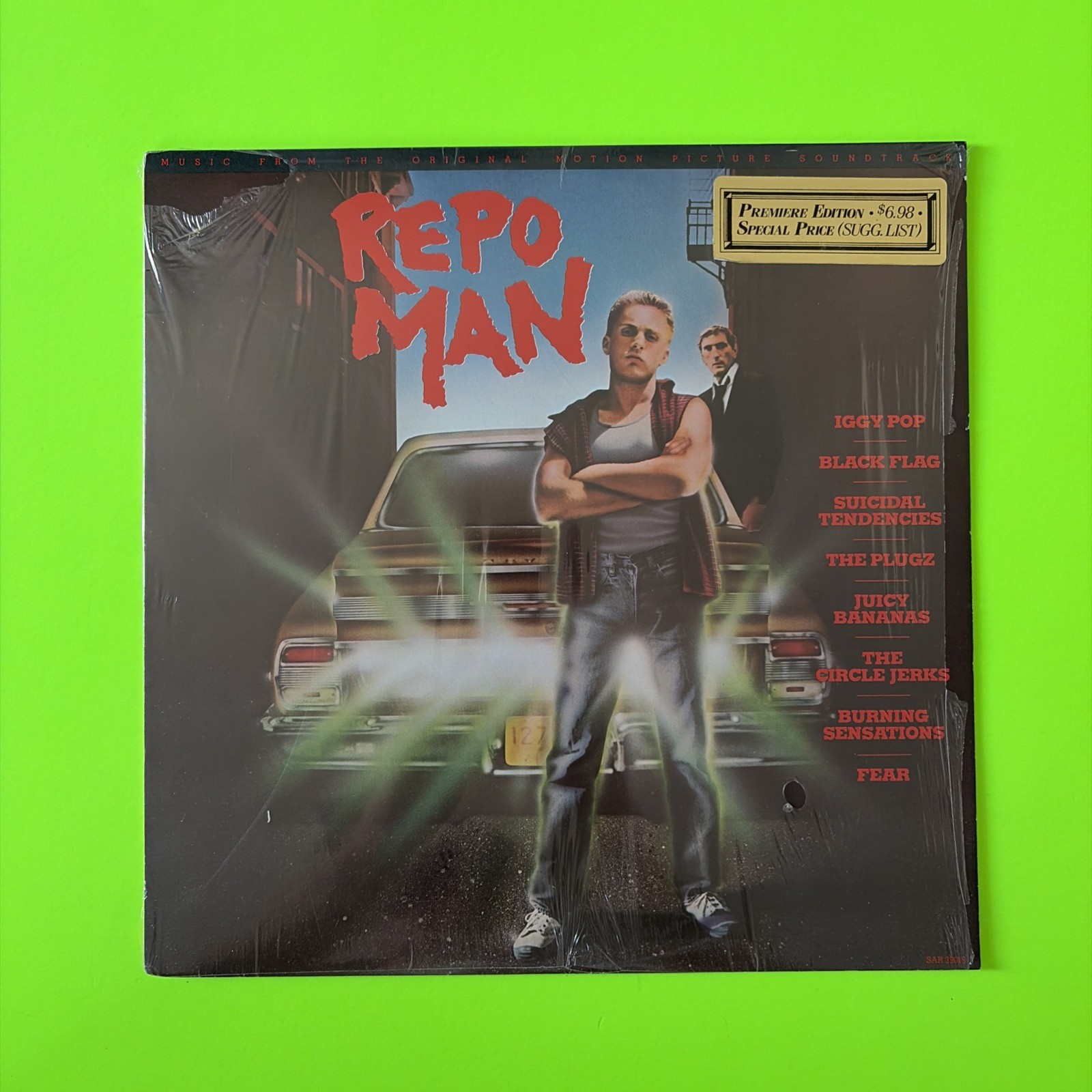 Repo Man: Original Motion Picture Soundtrack - 1984 1st USA Vinyl LP - SAR-39019