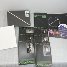 EXO Vol 6 Obsession Music Album Box Set CD Photo Books SOHO Poster KPOP Complete picture