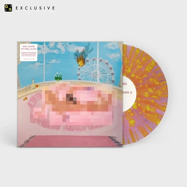 Kali Uchis To Feel Alive Vinyl LP Fiery Pink Splatter Graffiti Records LE /2000