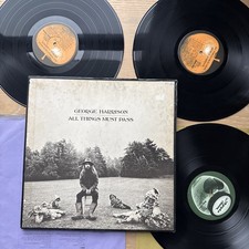 1970 GEORGE HARRISON All Things Must Pass 🍏 1st US Press Boxset 3LP W/Sleeves picture