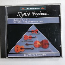 NICOLO PAGANINI - Quartets 3-7-14 -CD Quartetto Paganini CLASSICAL violin guitar picture