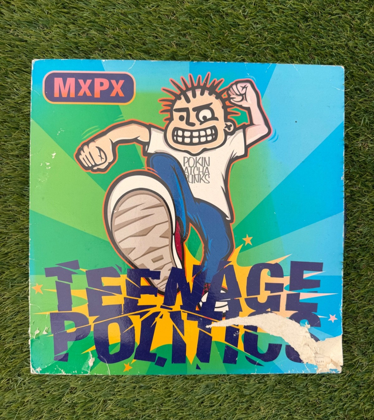 Vintage 1995 MxPx Teenage Politics Tooth & Nail Records Punk Rock Vinyl LP