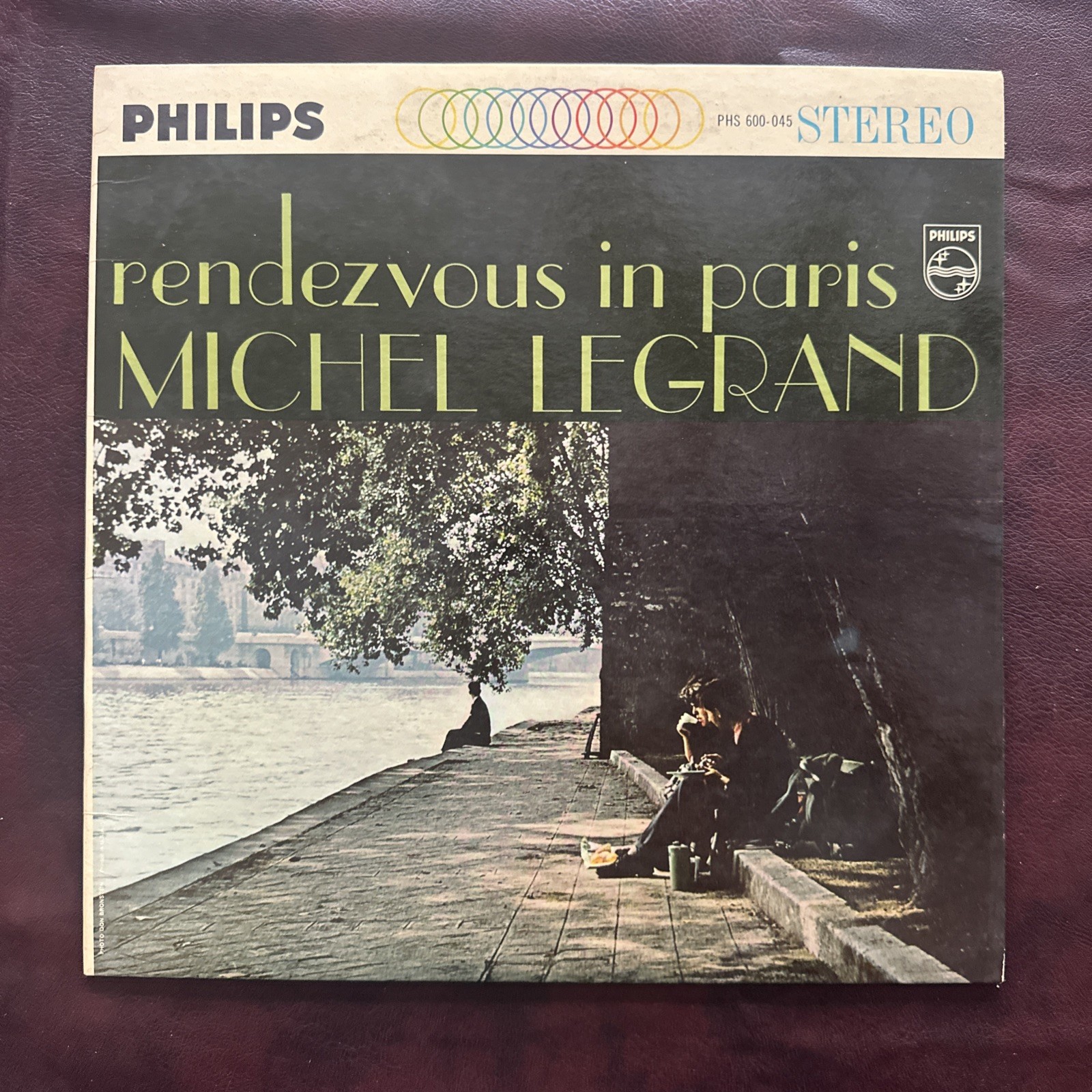 Michel Legrand Rendezvous In Paris 1962 Philips PHS 600-045 Stereo Vinyl LP