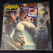 Anthrax Spreading the Disease 1985 US LP 90480-1 MASTERDISK SRC Shrink Inner picture