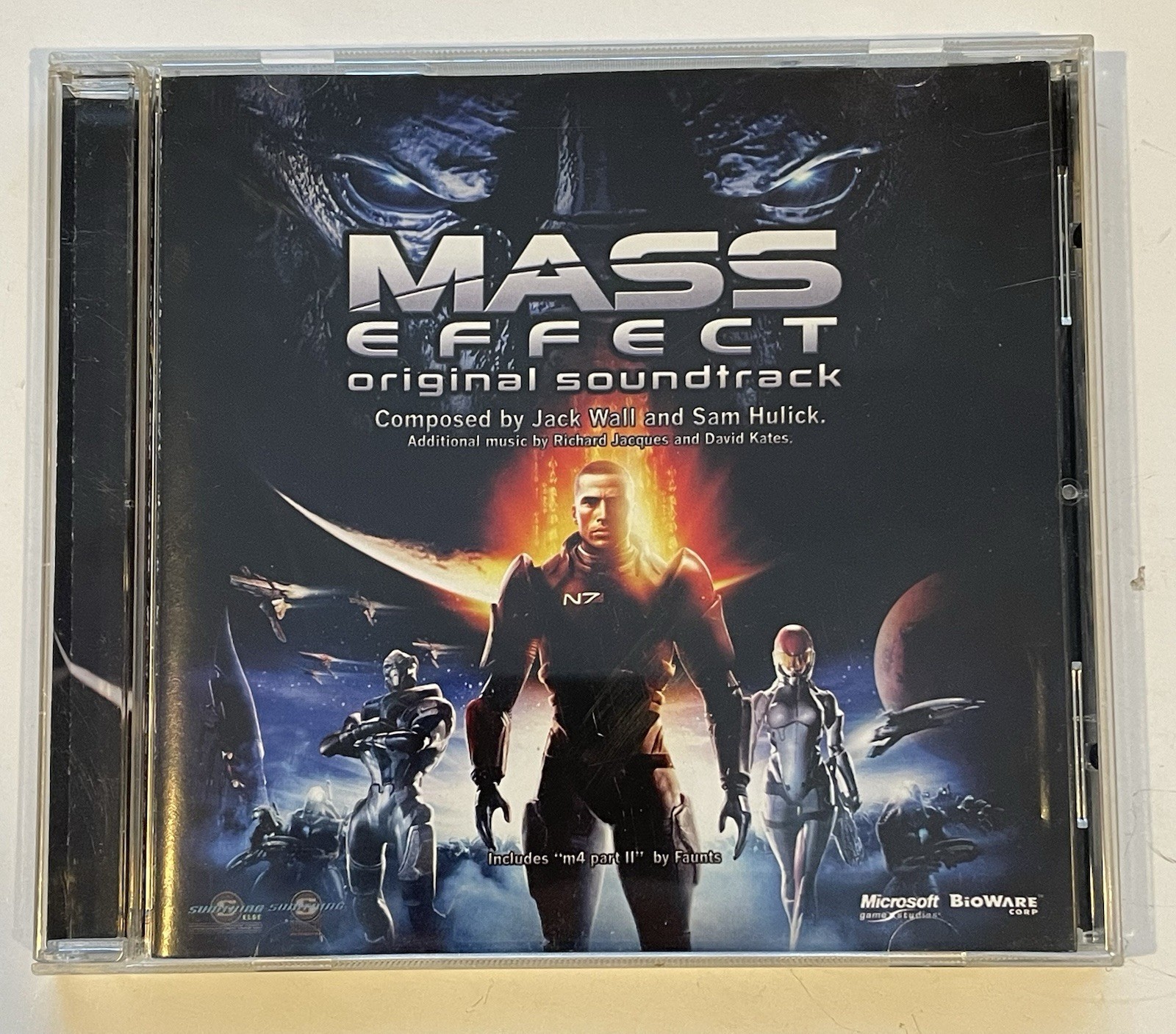 MASS EFFECT Original Soundtrack CD Video Game 2007 BioWare Hard To Find OOP EUC