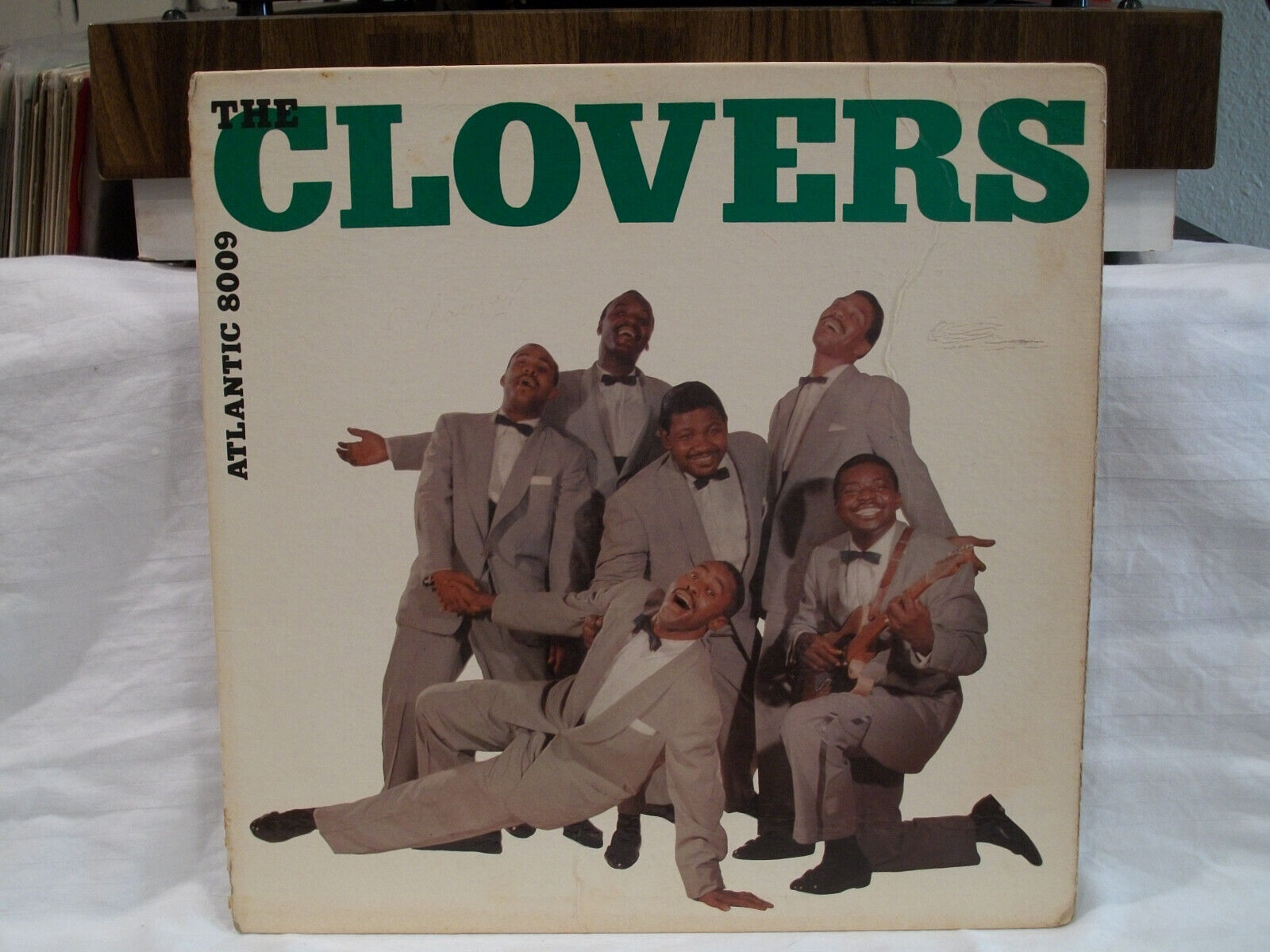 THE CLOVERS - THE CLOVERS (8009)  VG+/VG cond.  VERY RARE FIRST ALBUM