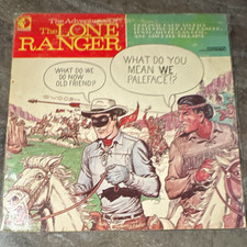 1957 Decca The Adventures of The Lone Ranger Vinyl LP Stereo Radio Stories Vinyl picture