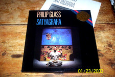 PHILLIP GLASS / SATYAGRAHA SET BOX 3 x LP CBS MASTERWORKS 1985 W/ BOOKLET NM- picture