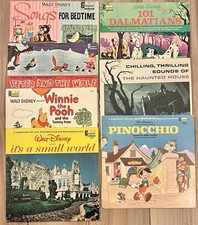 Lot Of 7 Walt Disney Records LP Vinyl 101 Dalmatians Winnie The Pooh Pinocchio picture
