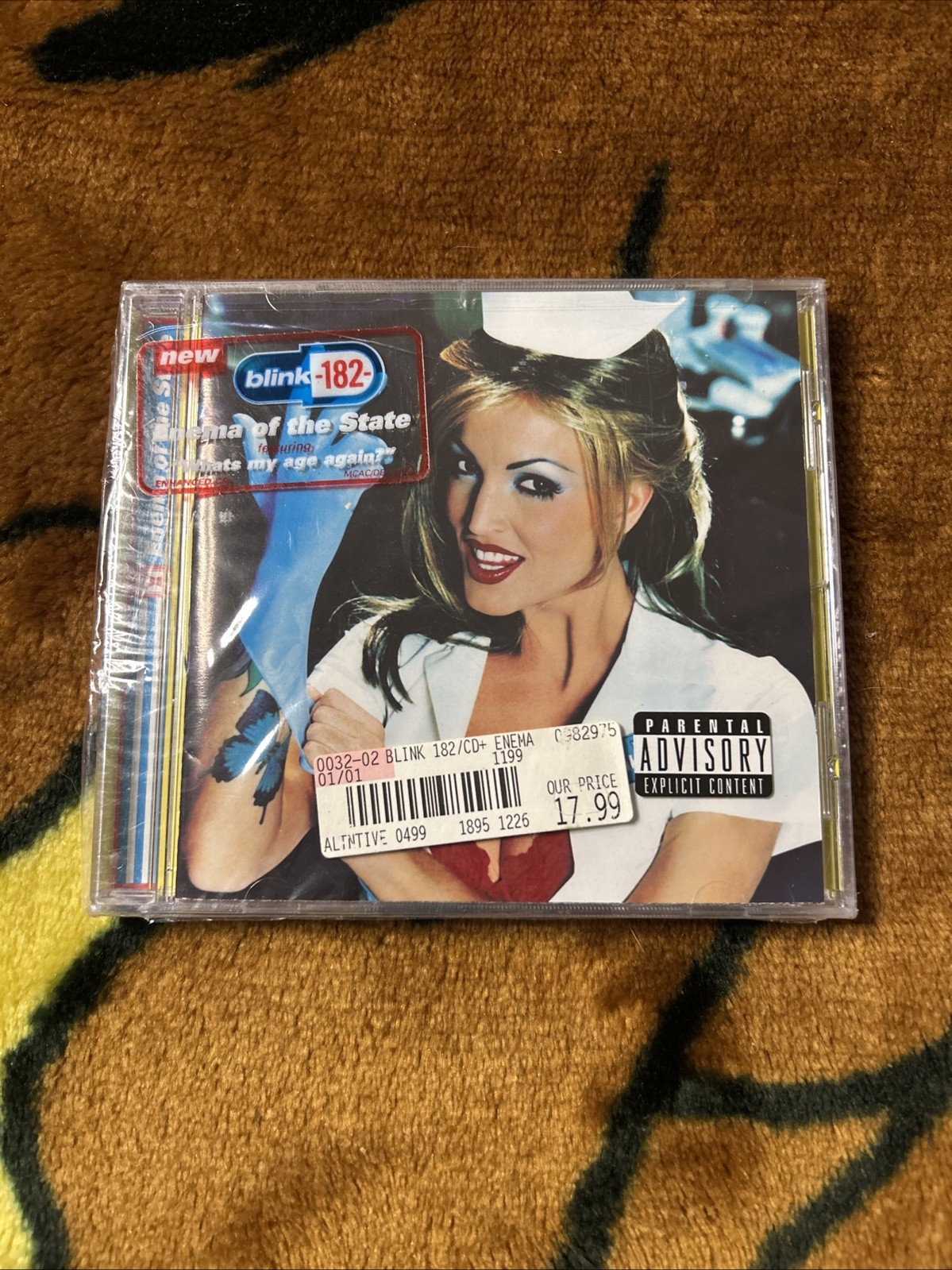 Blink-182 Enema Of The State Brand New Sealed 1999 W/ Hype Sticker Rare OOP HTF