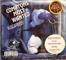 #17 Compton's Most Wanted Music To Driveby CD 1992 OG Hip Hop MC Eiht SEALED picture