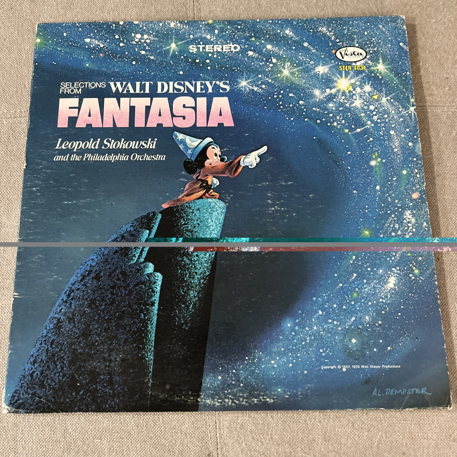 Selections From Walt Disneys Fantasia Stokowski Buena Vista Record LP