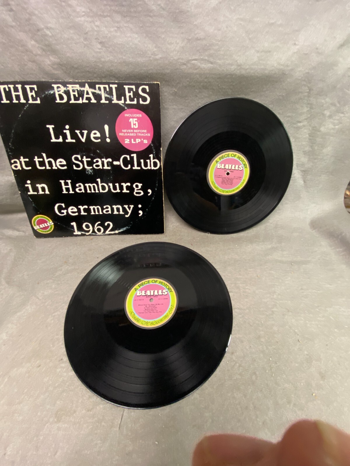 VINTAGE THE BEATLES LIVE AT THE STAR-CLUB HAMBURG GERMANY;1962 RELEASED 1977