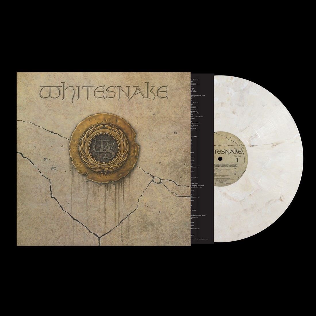 WHITESNAKE Self-Titled Stone Marble Vinyl LP Limited Edition /500 🆕 ✅ 