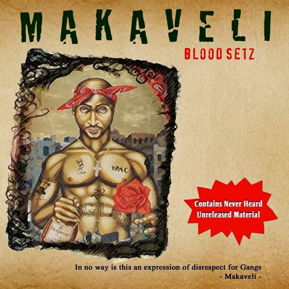 Makaveli Blood Setz CD- Contains Never Heard Unreleased Unreleased2pac.com