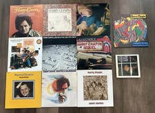 Harry Chapin Lot of 10 Lps includes all the hits,  Looking Seeing Poetry Signed picture