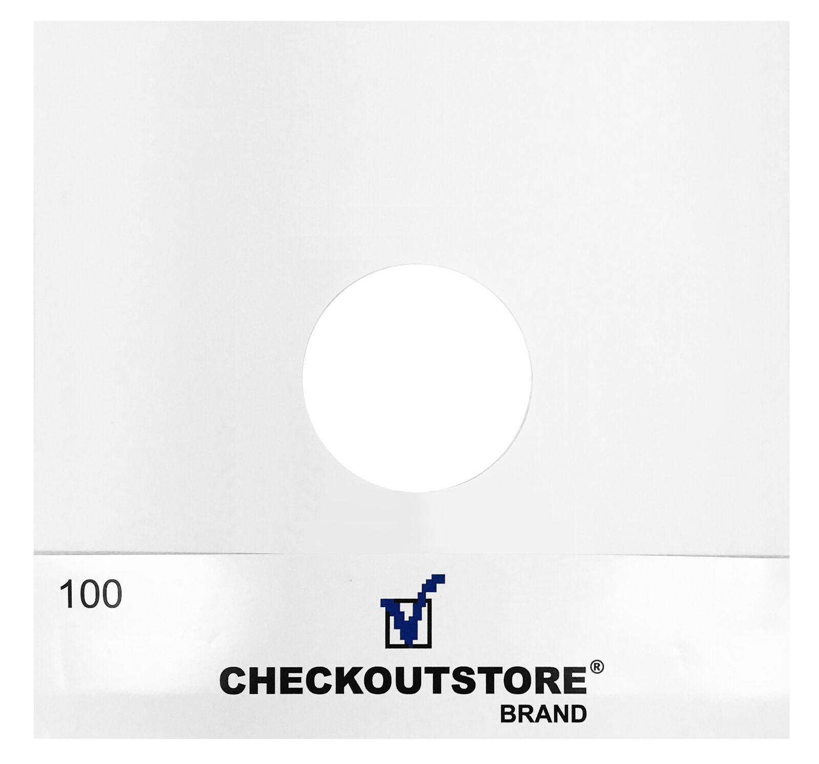 CheckOutStore Paper Record Inner Sleeves With Hole for 12