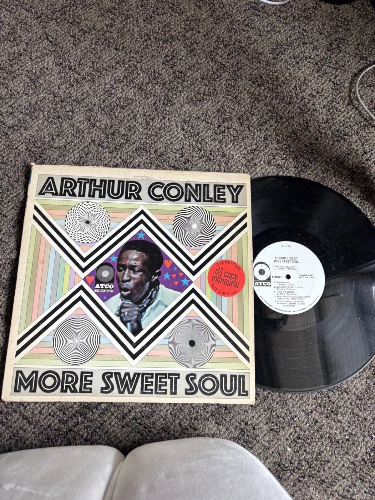 VERY RARE Vintage  Arthur Conley – More Sweet Soul 3 3/4 IPS Promo Copy 🔥