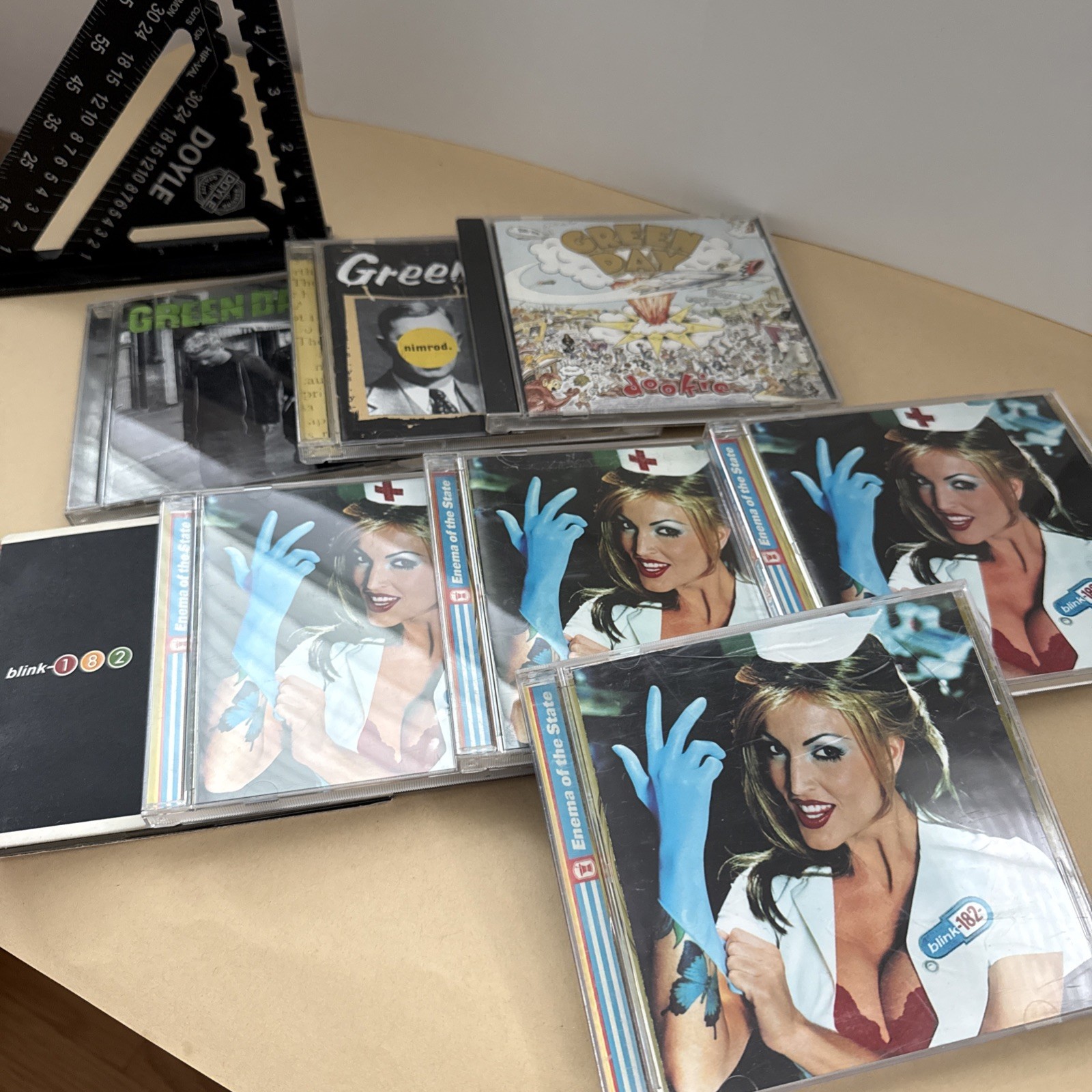 blink 182 & Green Day - Punk CD Lot - dookie + Enema + TOYPAJ + Warning + nimrod