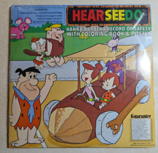 Hear See Do Hanna Barbera Record of Safety 1973 LP w/ Coloring Book &Poster New picture