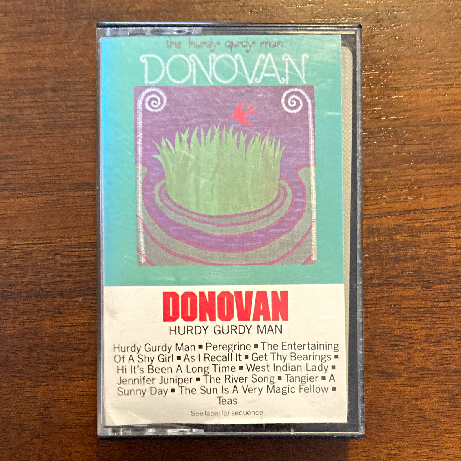 Donovan Hurdy Gurdy Man Cassette Album Epic Records ET26420 Rock