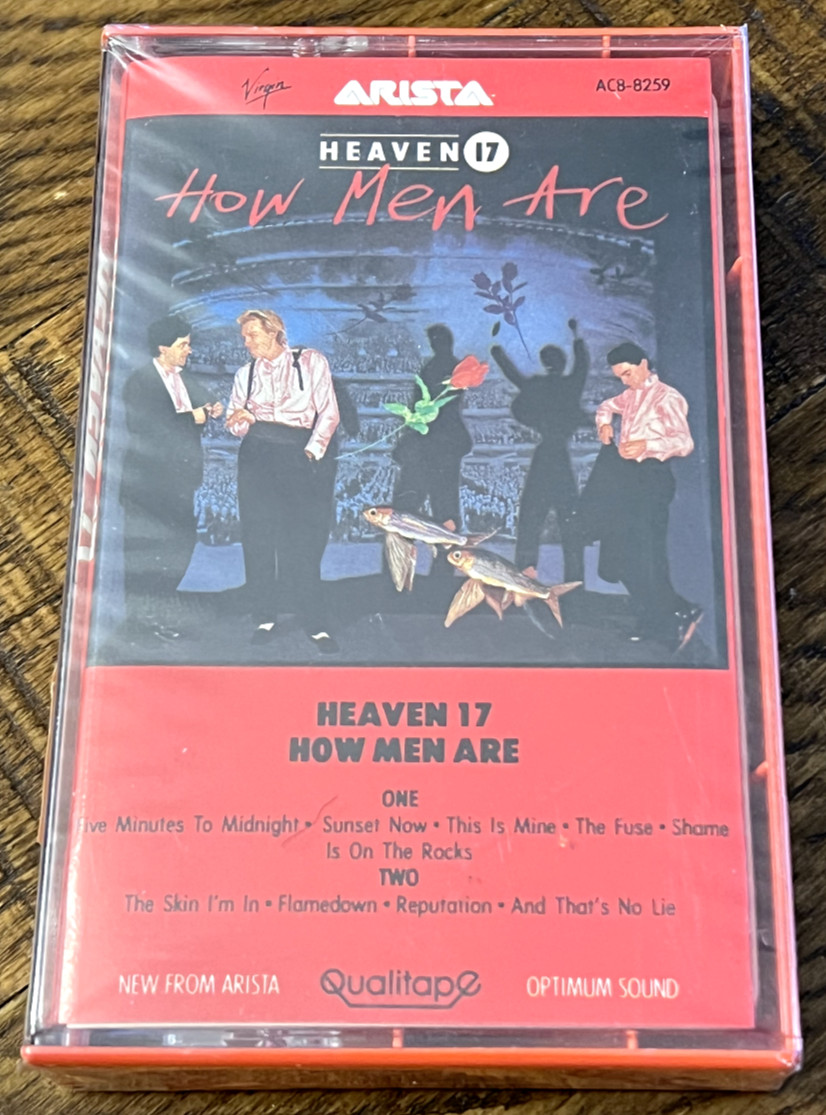 HEAVEN 17 HOW MEN ARE Cassette Tape 1984 Synth-Pop Electronic Rare 
