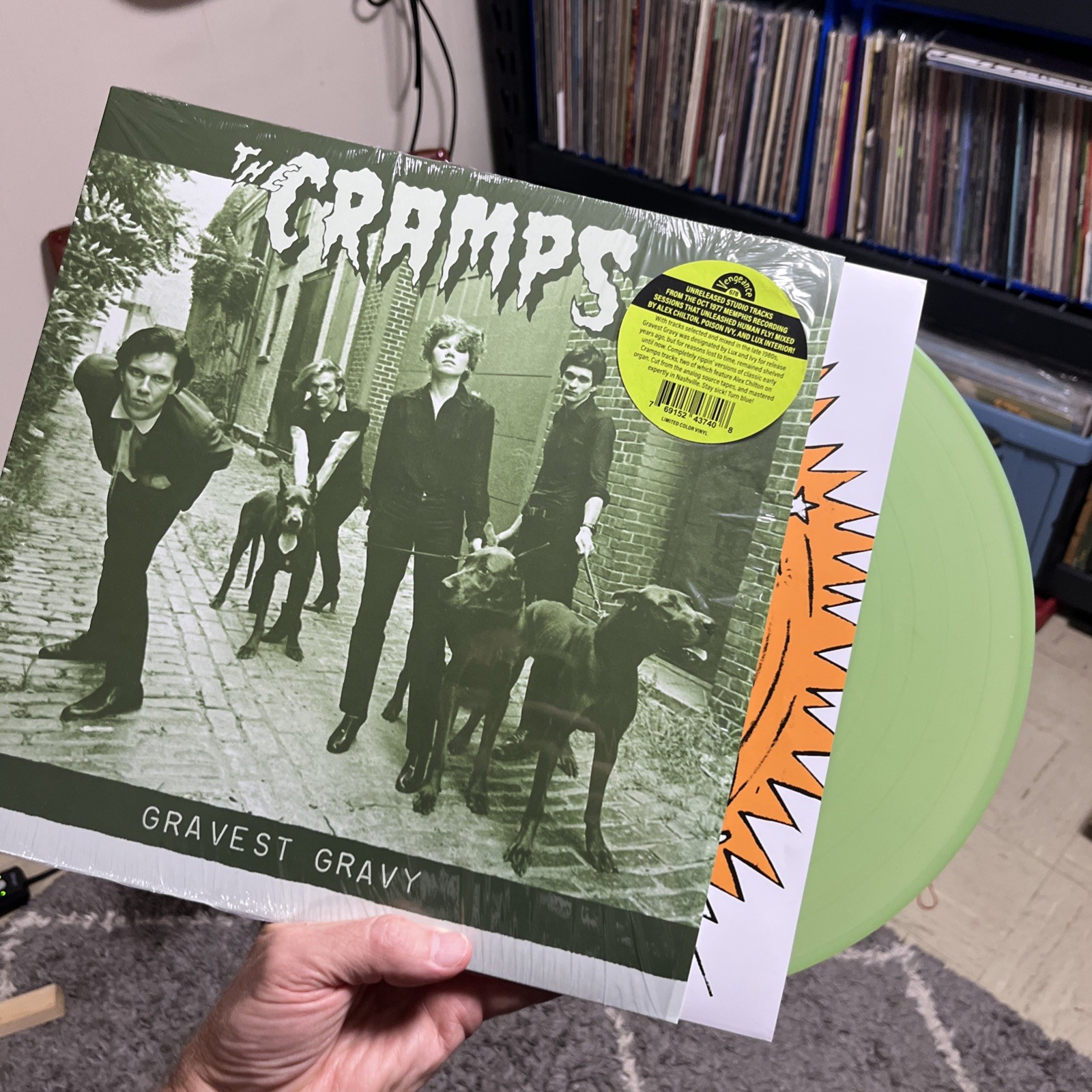 The Cramps - Gravest Gravy - GLOW IN THE DARK VINYL LP VENGEANCE 2026 IN SHRINK