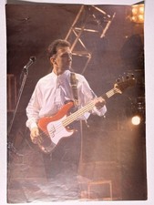 Queen John Deacon Poster Original On Stage Circa 1980s picture
