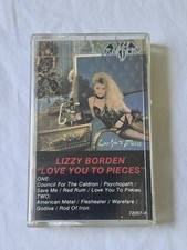 RARE OOP Lizzy Borden CASSETTE TAPE Love You To Pieces 1985 METAL BLADE - NM picture