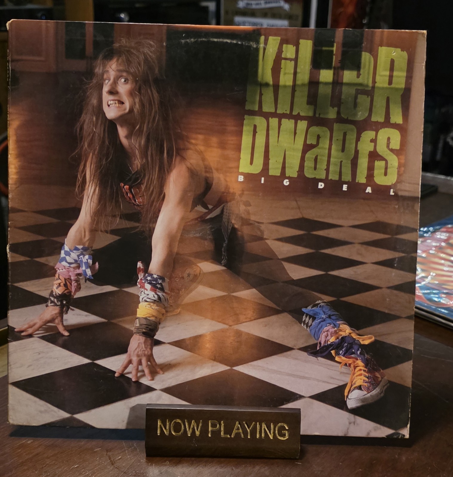KILLER DWARFS BIG DEAL VINYL LP Epic Records 1988 VG+
