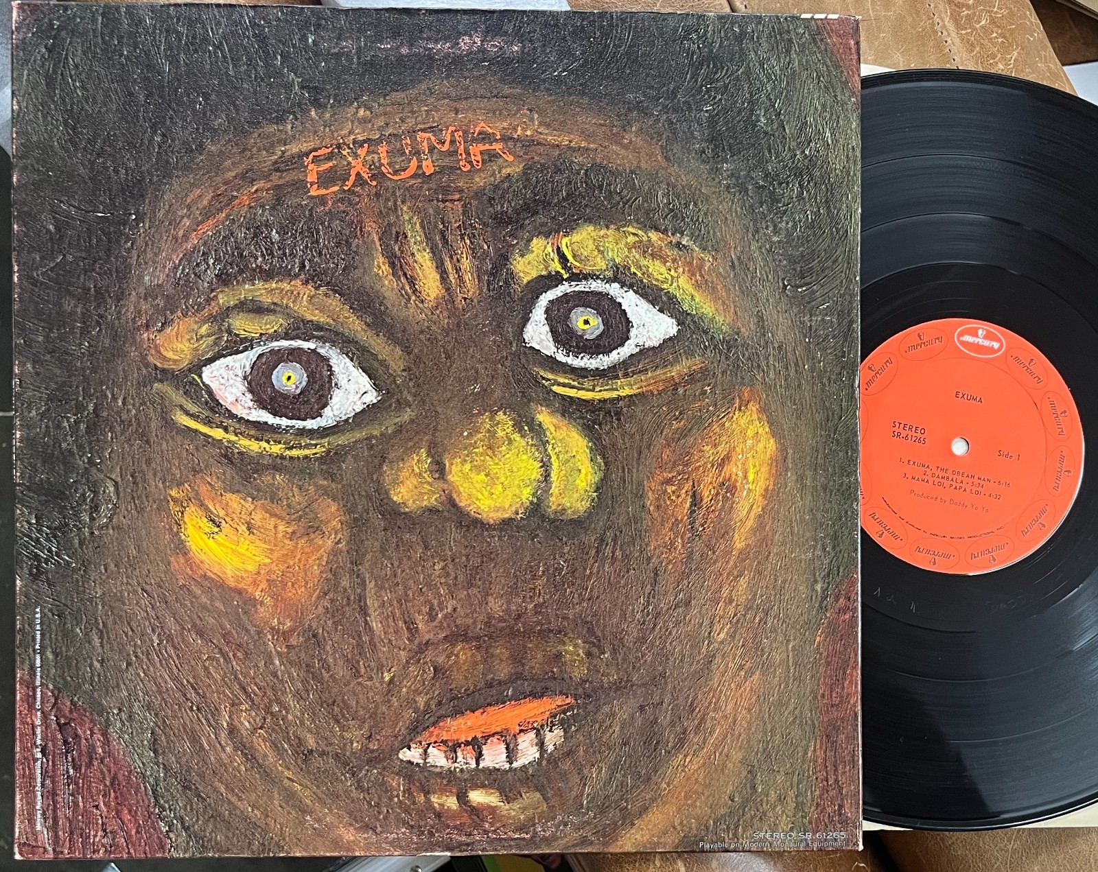 EXUMA - SELF-TITLED - ORIGINAL 1970 US MERCURY LP vinyl s/t debut gatefold VG+