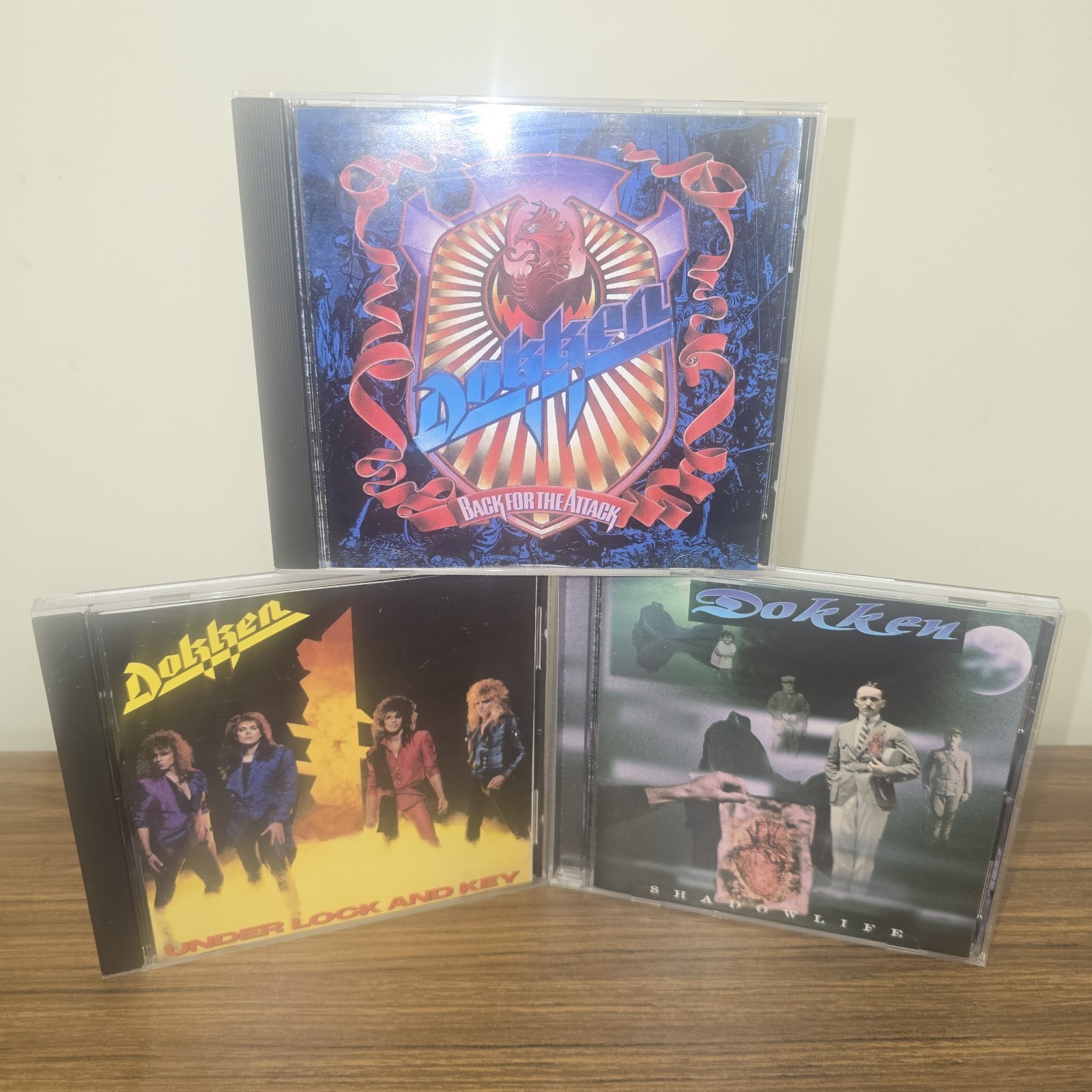 Dokken CD Lot 3 Under Lock and Key (Autographed) Back for the Attack Shadowlife 