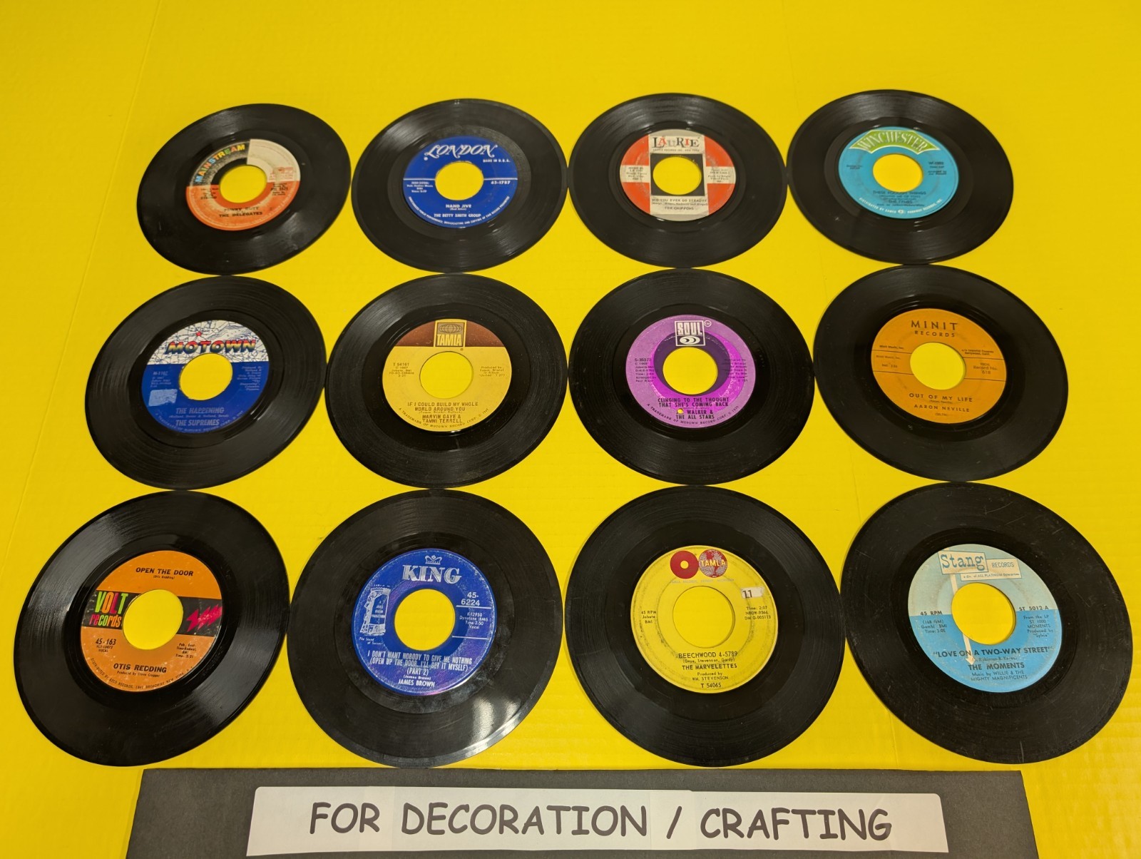 FOR DECOR LOT OF 12 60s SOUL 7\