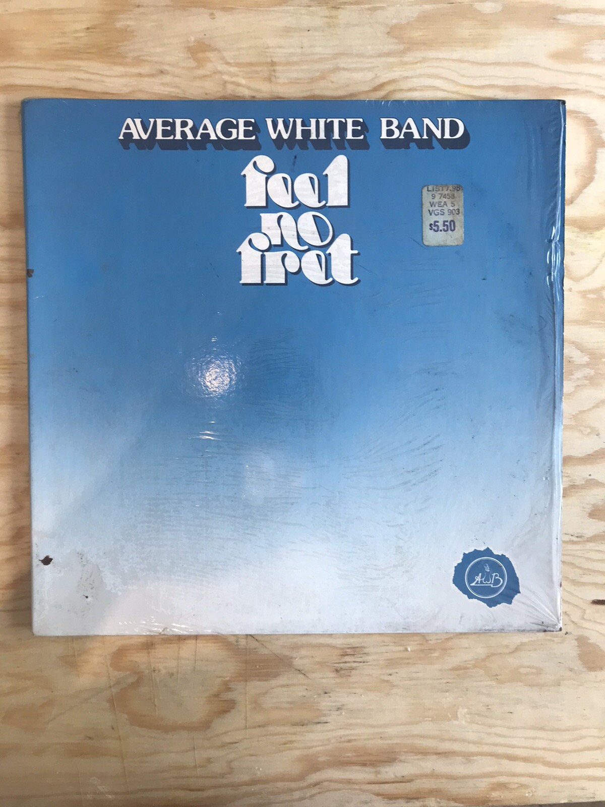 average white band “feel No Fret” Vinyl 19207 VG With Shrinking