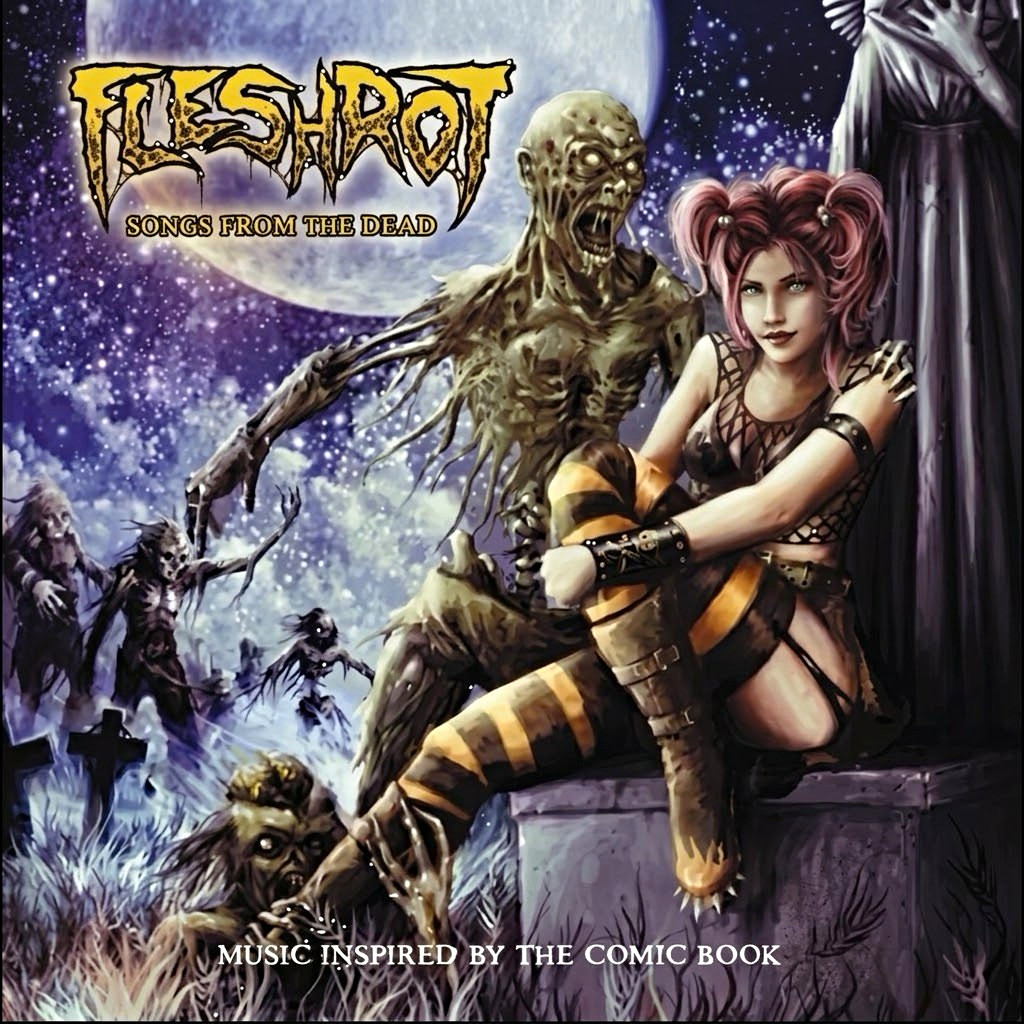 Vintage Fleshrot Songs From the Dead CD Music Inspired By The Comic Book