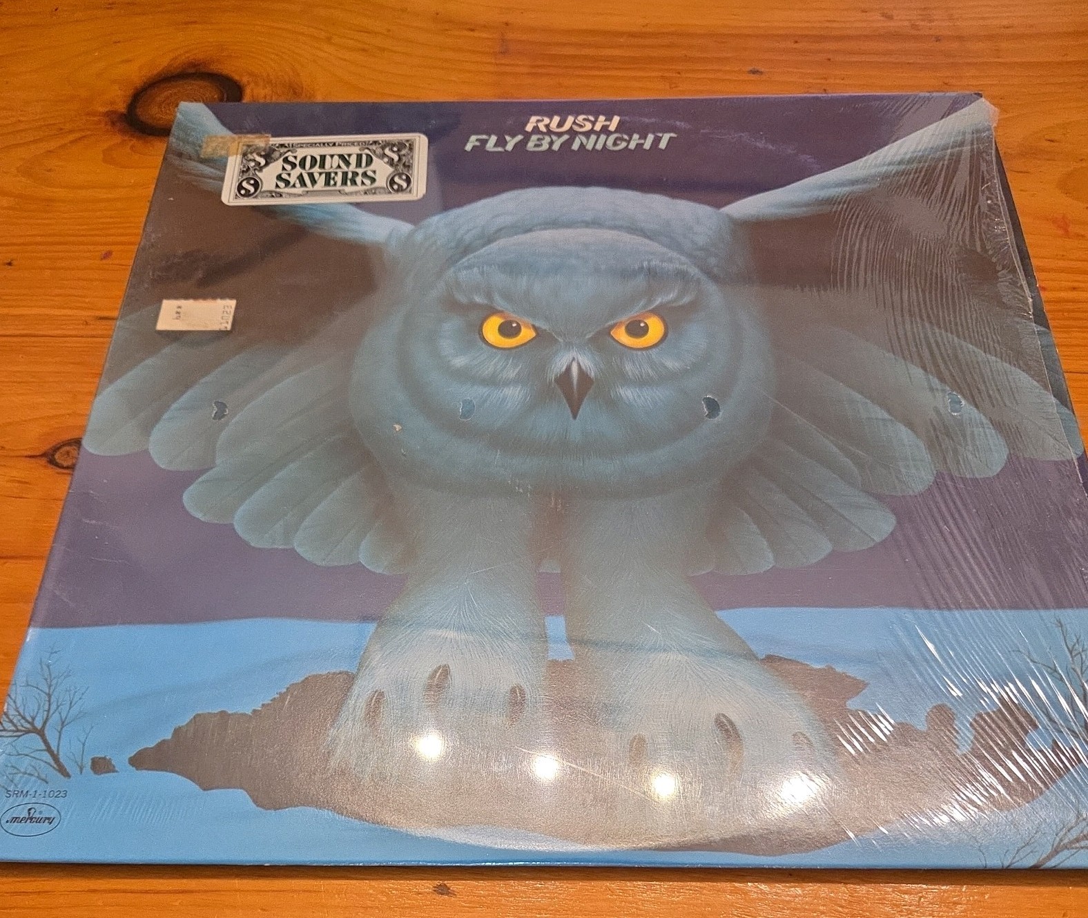 RUSH - Fly By Night -  1975 LP  Record  Vinyl  Original Cellophane 1st  Pressing