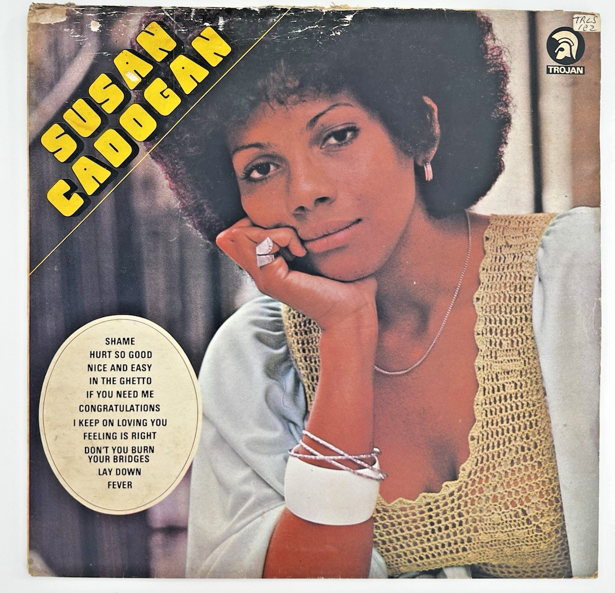 SUSAN CADOGAN - Self titled  Trojan TRLS 122-A Original  1976 Roots Reggae LP
