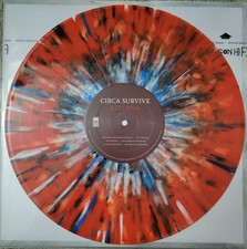 Circa Survive Juturna Limited Edition Vinyl Rare Red Dress Splatter picture