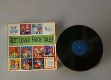 VTG 1963 Walt Disney Best Loved Fairy Tales Vinyl LP ST 1918 Record Album picture