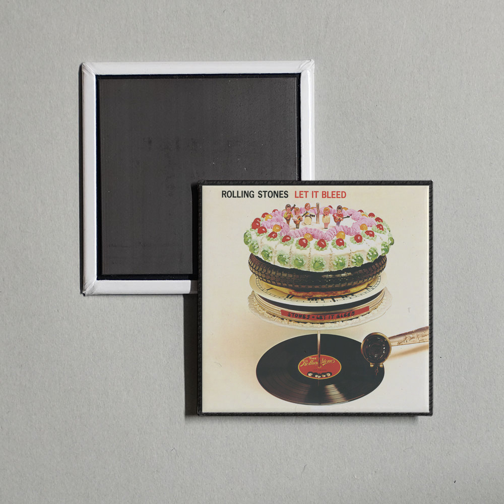 The Rolling Stones - Let It Bleed Album Cover Locker Fridge Magnet
