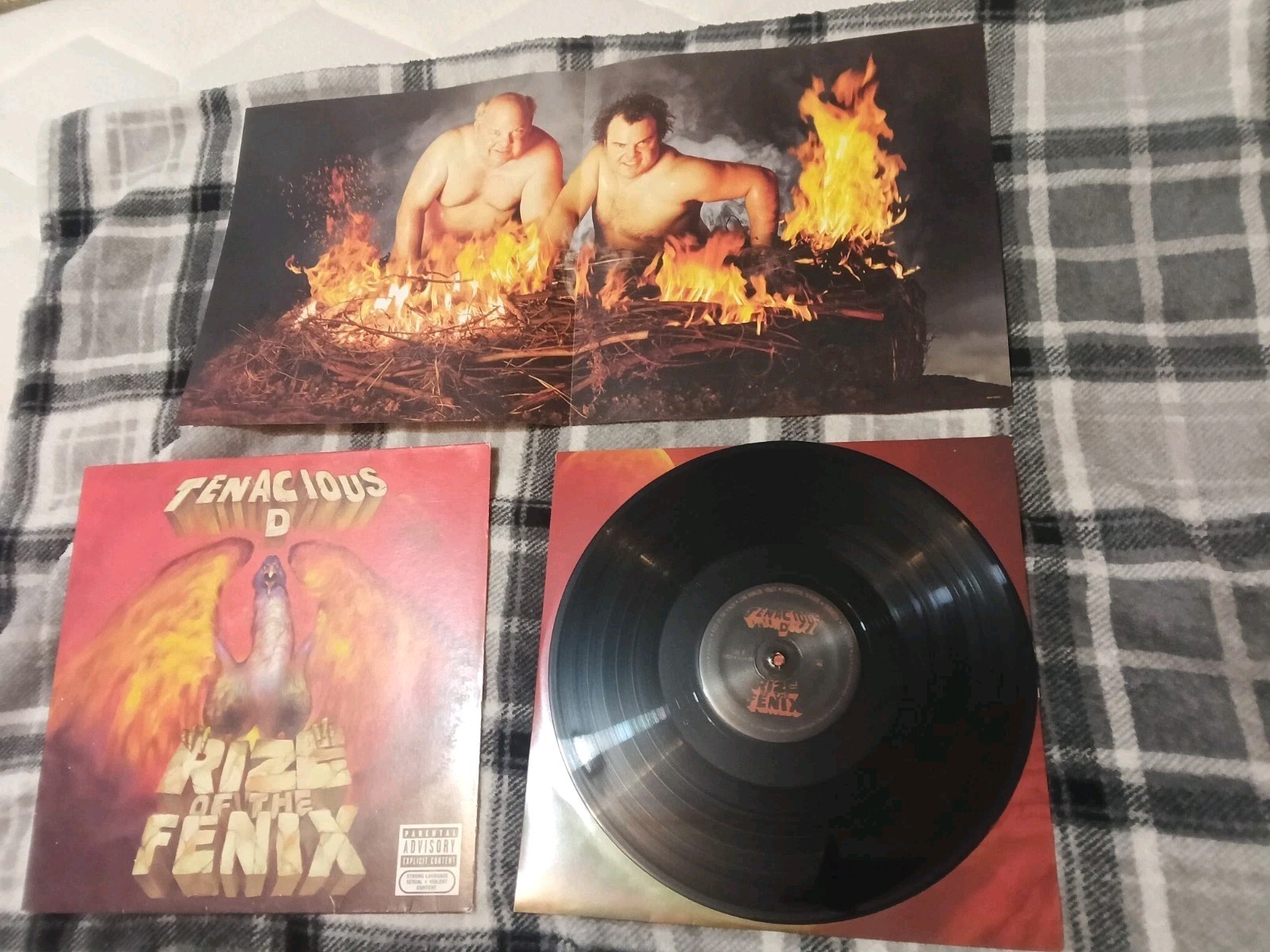 Tenacious D - Rize of the Fenix LP  Columbia 2012 1st Pressing w/ Inner & Poster