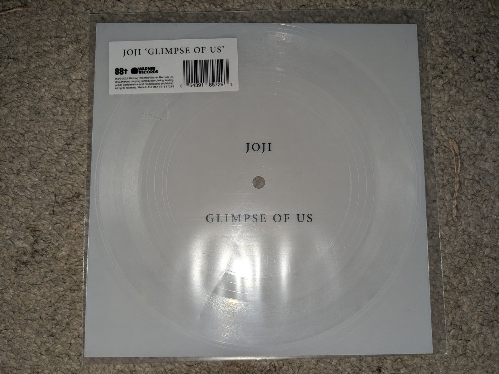 Joji - GLIMPSE OF US - Vinyl Flexi-Disc Single - EX