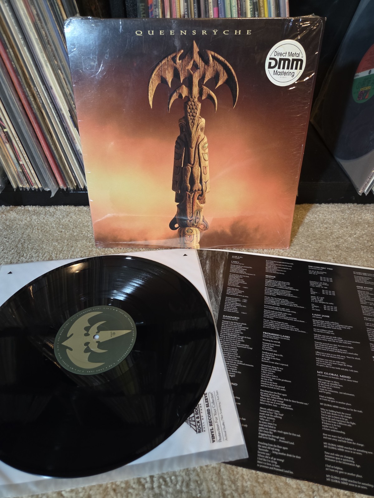 Queensryche Promised Land Lp Vinyl 1994 1st Press Shrink/Hype/Insert NM-/VG++