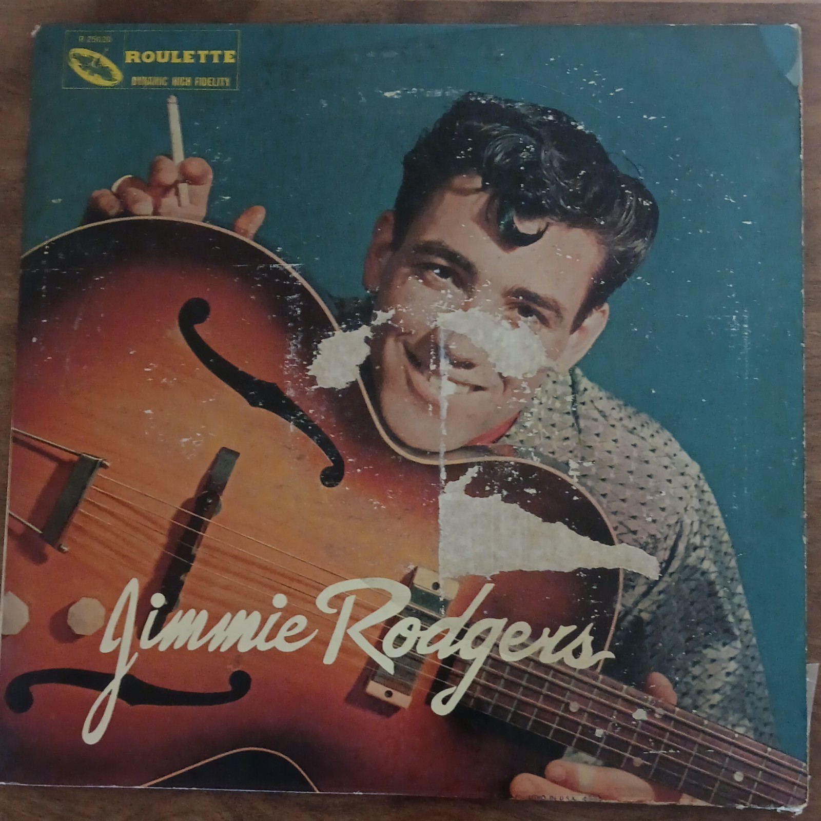 Jimmie Rodgers Jimmie Rodgers Roulette Black Vinyl LP 33 RPM 12\